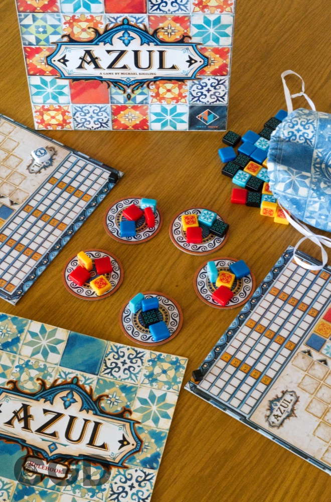 Azul Board Game Setup