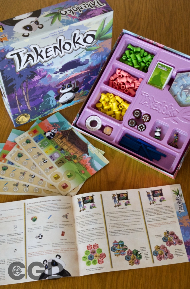 Takenoko Board Game Box Contents
