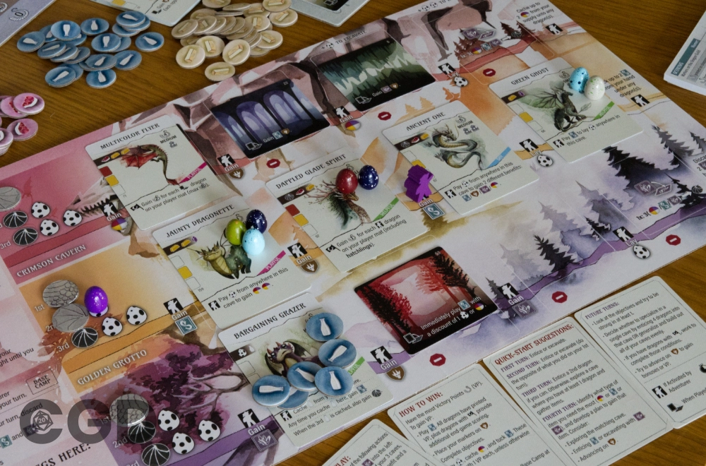 Wyrmspan Board Game Player Hand